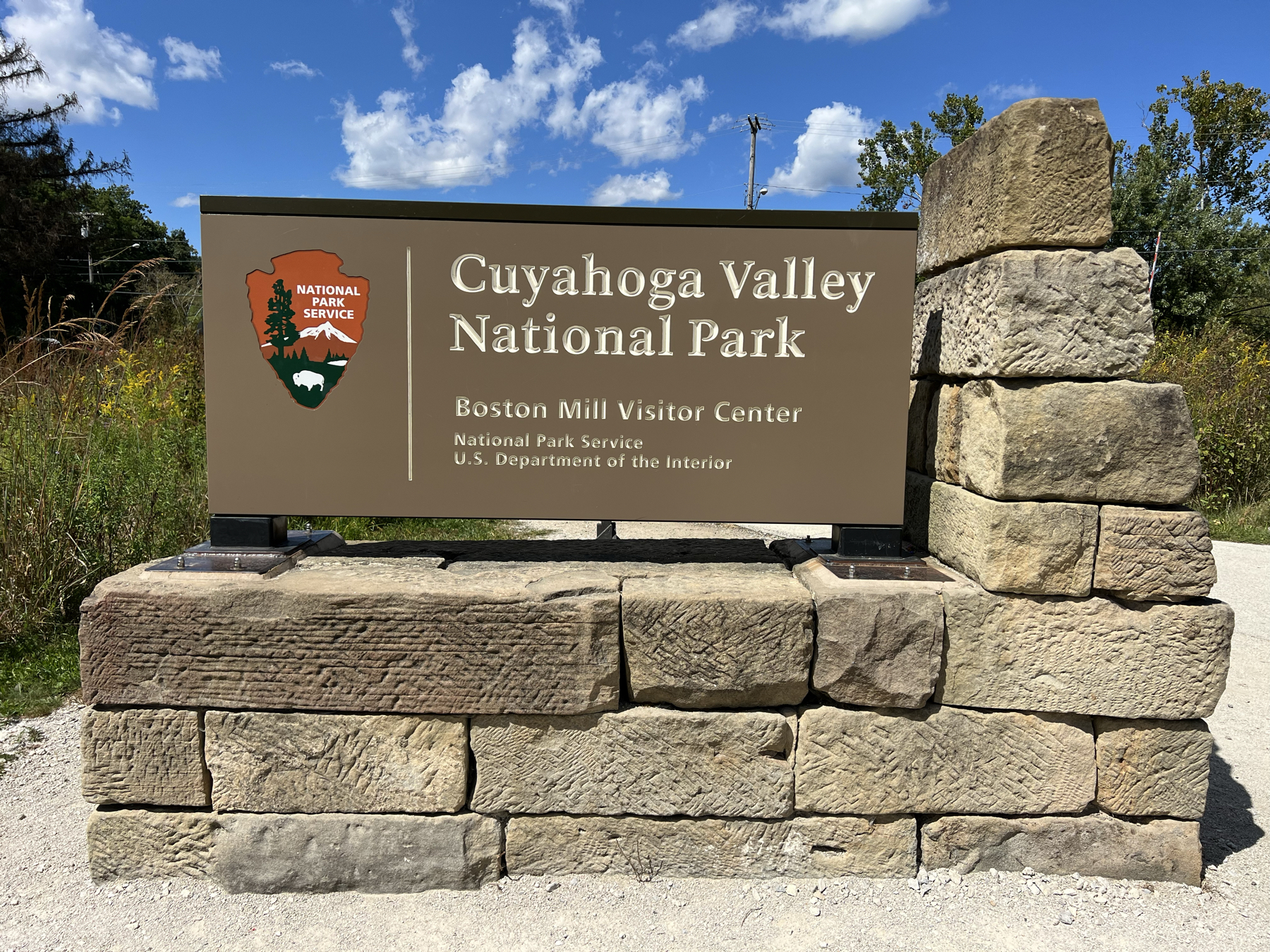 Cuyahoga Valley National Park sign
